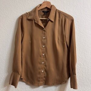 Banana Republic Satin Classic Shirt - XS